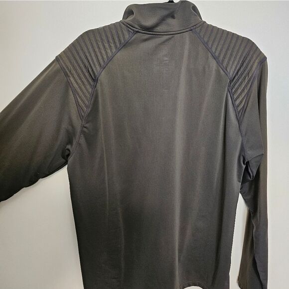 Descente Brown 1/4 Zip Pull Over Mens XL - Picture 5 of 5